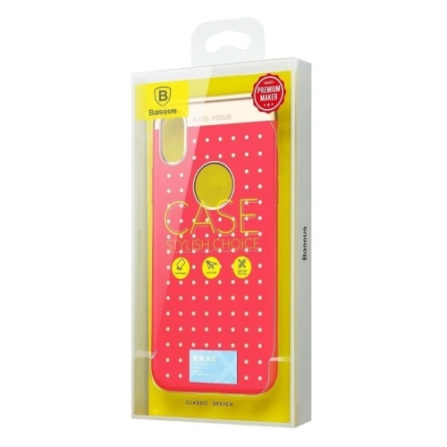 Kup Etui Baseus Star Lighting Case az iPhone X / XS számára (piros) - BSU226RED - {ean13} - Sklep Home Screen