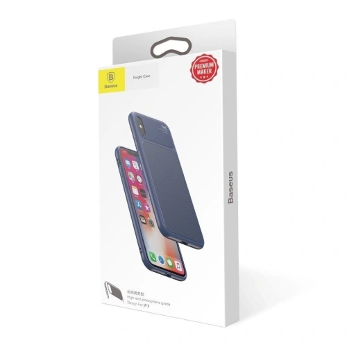 Kup Etui Baseus Knight Case pro iPhone X / XS (modré) - BSU229BLU - {ean13} - Sklep Home Screen