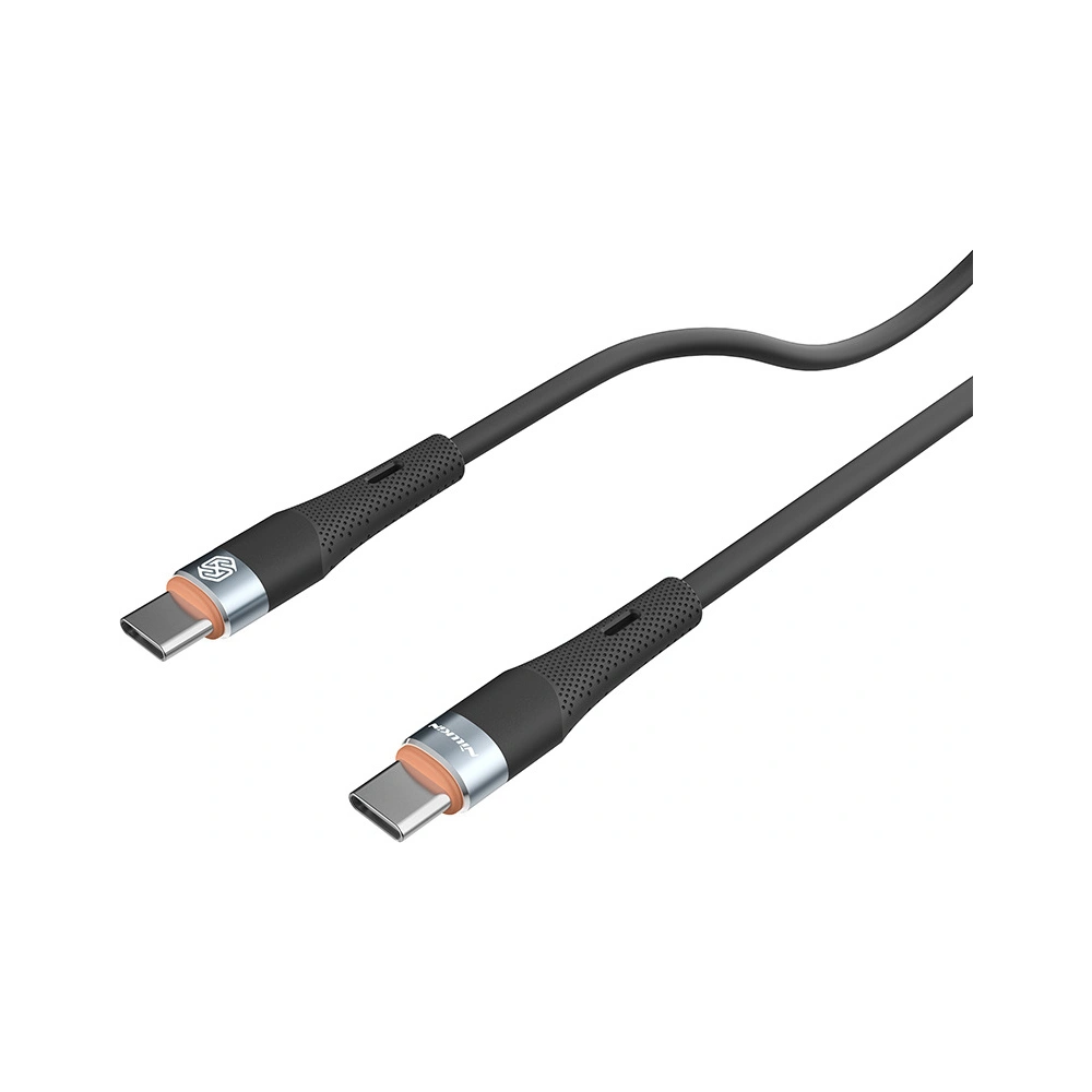 Kabel Nillkin Data Cable Flowspeed Silicon USB-C/USB-C, PD, 60W czarny