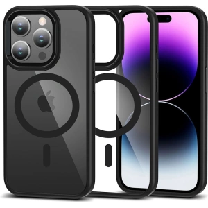 Kup Etui Tech-Protect Magmat Magsafe Apple iPhone 15 Pro Max black/clear - THP2217 - {ean13} - Sklep Home Screen