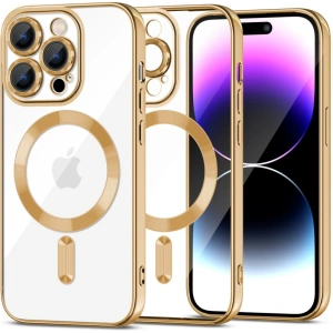 Etui Tech-Protect Magshine Magsafe Apple iPhone 15 Pro gold