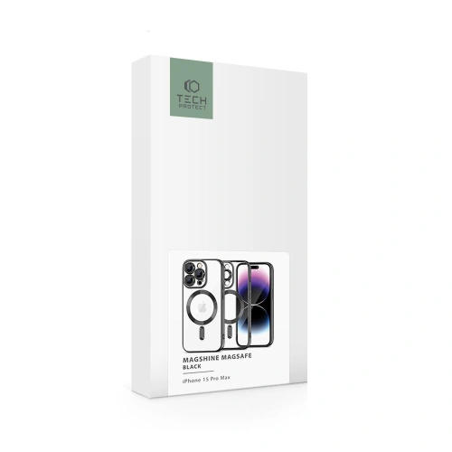 Kup Etui Tech-Protect Magshine Magsafe Apple iPhone 15 Pro Max fekete - THP2223 - {ean13} - Sklep Home Screen