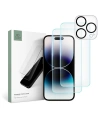 Tvrzené sklo + na objektivy fotoaparátu Tech-Protect Supreme Set Apple iPhone 15 Pro Max clear [2+1 PACK]