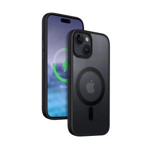 Kup Etui Crong Hybrid Frost MAG Cover Apple iPhone 15 Plus / 14 Plus MagSafe (czarny) - CRG640 - {ean13} - Sklep Home Screen