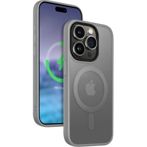 Kup Case Crong Hybrid Frost MAG Cover Apple iPhone 15 Pro Max MagSafe (grau) - CRG644 - {ean13} - Sklep Home Screen