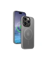 Case Crong Hybrid Frost MAG Cover Apple iPhone 15 Pro Max MagSafe (grau)