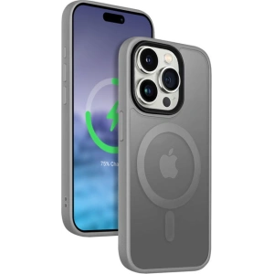 Kup Etui Crong Hybrid Frost MAG Cover Apple iPhone 15 Pro Max MagSafe (szary) - CRG644 - {ean13} - Sklep Home Screen
