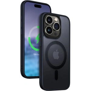 Buy Crong Hybrid Frost MAG Cover Apple iPhone 15 Pro Max MagSafe (navy blue) - CRG646 - {ean13} - Home Screen Store Europe