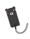 Kup Etui Baseus Bear iPhone X / XS - fekete - BSU235BLK - {ean13} - Sklep Home Screen