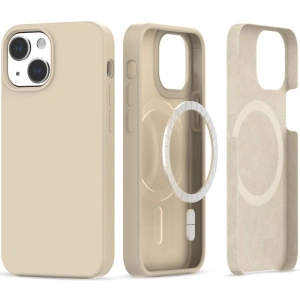 Etui Tech-Protect Silicone Magsafe Apple iPhone 13 Mini Matte Beige