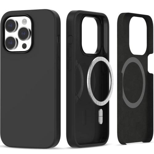 Kup Case Tech-Protect Silikon Magsafe Apple iPhone 14 Pro Schwarz - THP2237 - {ean13} - Sklep Home Screen