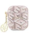 Guess Apple Husă GUA2PGCE4CP AirPods 1/2 capac GCube Charm roz/roz