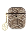 Etui Guess GUA2PGCE4CW Appple AirPods 1/2 cover GCube Charm brązowy/brown