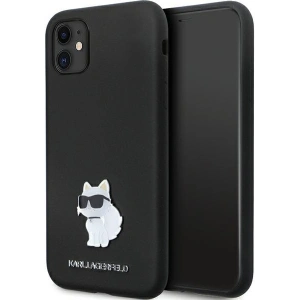 Kup Case Karl Lagerfeld KLHCN61SMHCNPK iPhone 11/XR Hardcase Silicone C Metal Pin schwarz/black - KLD1634 - {ean13} - Sklep Home Screen