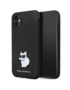 Etui Karl Lagerfeld KLHCN61SMHCNPK iPhone 11/XR hardcase Silicone C Metal Pin czarny/black