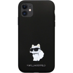Kup Case Karl Lagerfeld KLHCN61SMHCNPK iPhone 11/XR Hardcase Silicone C Metal Pin schwarz/black - KLD1634 - {ean13} - Sklep Home Screen
