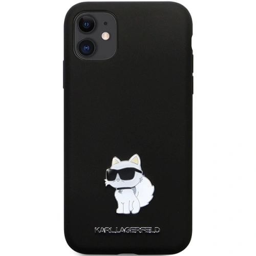 Kup Etui Karl Lagerfeld KLHCN61SMHCNPK iPhone 11/XR hardcase Silicone C Metal Pin černý/black - KLD1634 - {ean13} - Sklep Home Screen