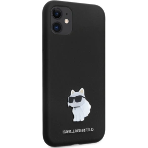Kup Case Karl Lagerfeld KLHCN61SMHCNPK iPhone 11/XR Hardcase Silicone C Metal Pin schwarz/black - KLD1634 - {ean13} - Sklep Home Screen