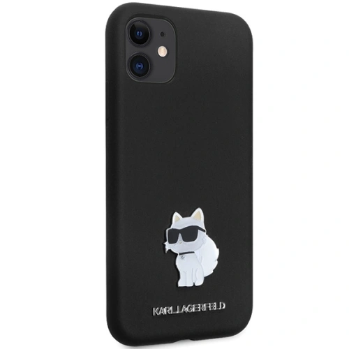 Kup Etui Karl Lagerfeld KLHCN61SMHCNPK iPhone 11/XR hardcase Silicone C Metal Pin černý/black - KLD1634 - {ean13} - Sklep Home Screen