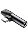 Buy Baseus Audio Adapter USB-C to Mini Jack 3.5mm + USB-C Black - BSU240BLK - {ean13} - Home Screen Store Europe