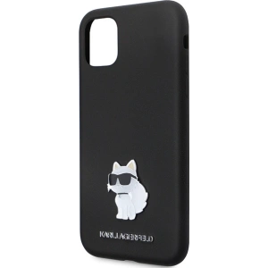 Kup Case Karl Lagerfeld KLHCN61SMHCNPK iPhone 11/XR Hardcase Silicone C Metal Pin schwarz/black - KLD1634 - {ean13} - Sklep Home Screen
