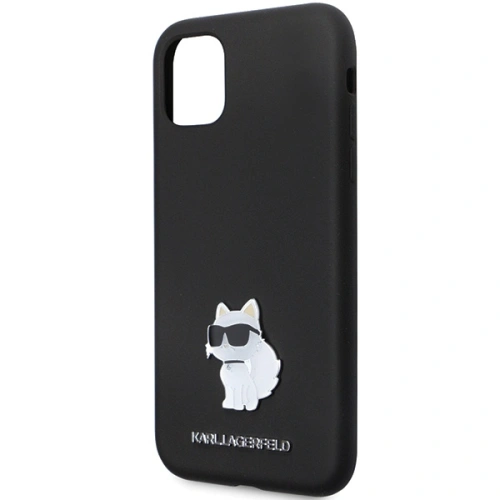 Kup Etui Karl Lagerfeld KLHCN61SMHCNPK iPhone 11/XR hardcase Silicone C Metal Pin černý/black - KLD1634 - {ean13} - Sklep Home Screen