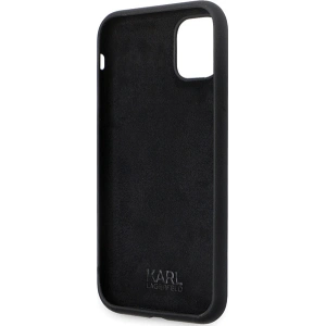 Kup Case Karl Lagerfeld KLHCN61SMHCNPK iPhone 11/XR Hardcase Silicone C Metal Pin schwarz/black - KLD1634 - {ean13} - Sklep Home Screen