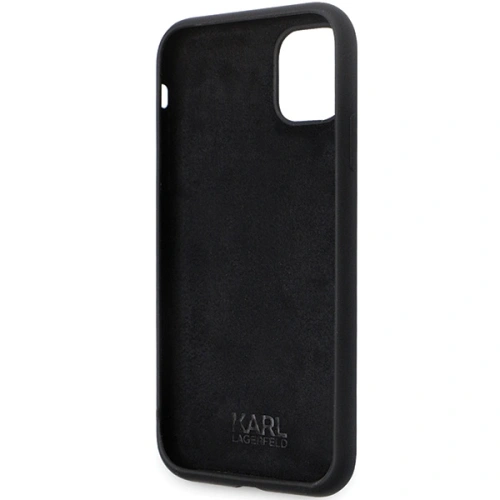 Kup Etui Karl Lagerfeld KLHCN61SMHCNPK iPhone 11/XR hardcase Silicone C Metal Pin černý/black - KLD1634 - {ean13} - Sklep Home Screen