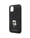 Kup Case Karl Lagerfeld KLHCN61SMHKNPK iPhone 11/XR Silikon Ikonik Metal Pin schwarz/black - KLD1635 - {ean13} - Sklep Home Screen