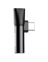 Buy Baseus Audio Adapter USB-C to Mini Jack 3.5mm + USB-C Black - BSU240BLK - {ean13} - Home Screen Store Europe