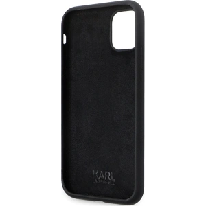 Kup Case Karl Lagerfeld KLHCN61SMHKNPK iPhone 11/XR Silikon Ikonik Metal Pin schwarz/black - KLD1635 - {ean13} - Sklep Home Screen