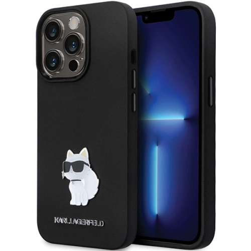 Kup Case Karl Lagerfeld KLHCP13LSMHCNPK iPhone 13/13 Pro Hardcase Silikon C Metal Pin schwarz/black - KLD1636 - {ean13} - Sklep Home Screen
