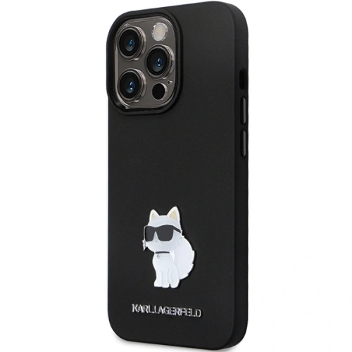 Kup Etui Karl Lagerfeld KLHCP13LSMHCNPK iPhone 13/13 Pro hardcase Silicone C Metal Pin czarny/black - KLD1636 - {ean13} - Sklep Home Screen