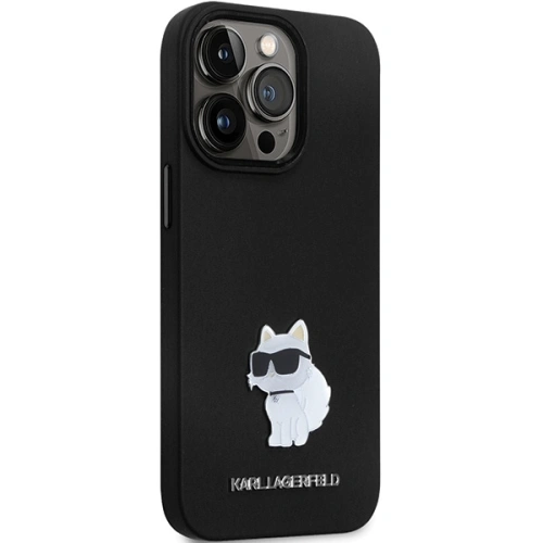 Kup Etui Karl Lagerfeld KLHCP13LSMHCNPK iPhone 13/13 Pro hardcase Silicone C Metal Pin czarny/black - KLD1636 - {ean13} - Sklep Home Screen