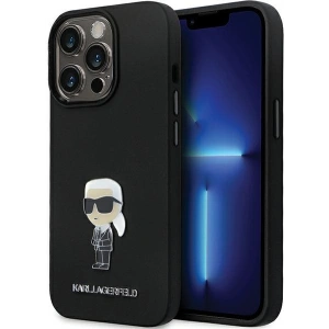 Kup Case Karl Lagerfeld KLHCP13LSMHKNPK iPhone 13/13 Pro Silikon Ikonik Metal Pin schwarz/black - KLD1637 - {ean13} - Sklep Home Screen