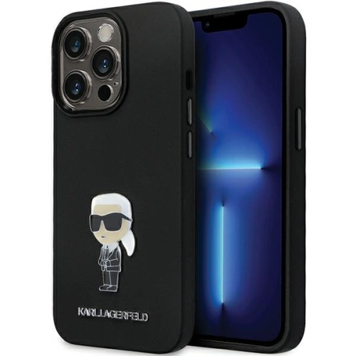 Kup Etui Karl Lagerfeld KLHCP13LSMHKNPK iPhone 13/13 Pro Szilikon Ikonik Fém Pin fekete/black - KLD1637 - {ean13} - Sklep Home Screen