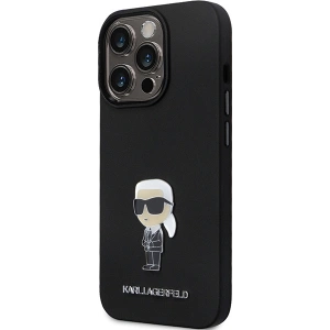 Kup Etui Karl Lagerfeld KLHCP13LSMHKNPK iPhone 13/13 Pro Silicone Ikonik Metal Pin czarny/black - KLD1637 - {ean13} - Sklep Home Screen