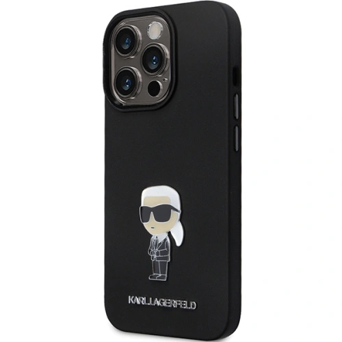 Kup Etui Karl Lagerfeld KLHCP13LSMHKNPK iPhone 13/13 Pro Szilikon Ikonik Fém Pin fekete/black - KLD1637 - {ean13} - Sklep Home Screen
