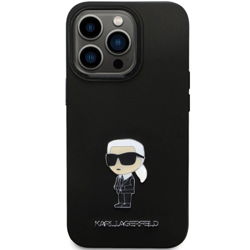 Kup Etui Karl Lagerfeld KLHCP13LSMHKNPK iPhone 13/13 Pro Szilikon Ikonik Fém Pin fekete/black - KLD1637 - {ean13} - Sklep Home Screen
