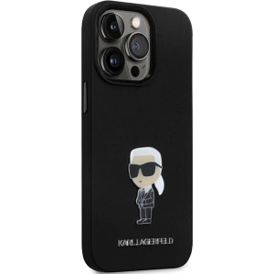 Kup Etui Karl Lagerfeld KLHCP13LSMHKNPK iPhone 13/13 Pro Silicone Ikonik Metal Pin czarny/black - KLD1637 - {ean13} - Sklep Home Screen