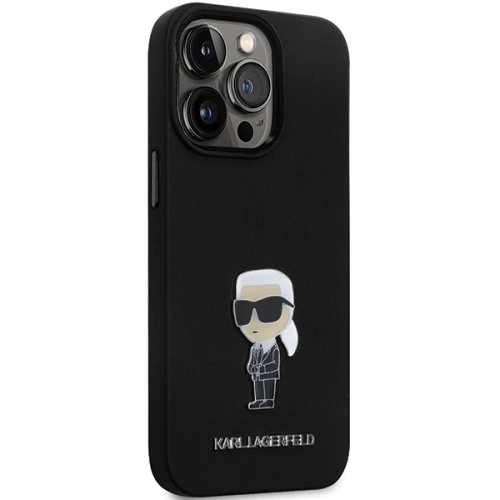Kup Etui Karl Lagerfeld KLHCP13LSMHKNPK iPhone 13/13 Pro Szilikon Ikonik Fém Pin fekete/black - KLD1637 - {ean13} - Sklep Home Screen