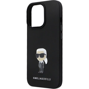 Kup Etui Karl Lagerfeld KLHCP13LSMHKNPK iPhone 13/13 Pro Silicone Ikonik Metal Pin czarny/black - KLD1637 - {ean13} - Sklep Home Screen