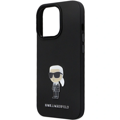 Kup Etui Karl Lagerfeld KLHCP13LSMHKNPK iPhone 13/13 Pro Szilikon Ikonik Fém Pin fekete/black - KLD1637 - {ean13} - Sklep Home Screen