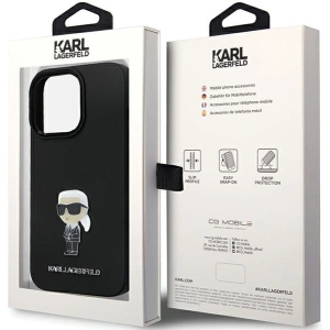 Kup Etui Karl Lagerfeld KLHCP13LSMHKNPK iPhone 13/13 Pro Silicone Ikonik Metal Pin czarny/black - KLD1637 - {ean13} - Sklep Home Screen