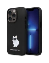 Case Karl Lagerfeld KLHCP13XSMHCNPK iPhone 13 Pro Max Hardcase Silikon C Metallpin schwarz/black