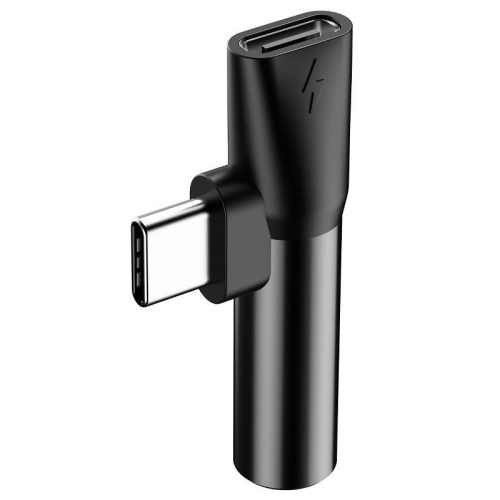 Buy Baseus Audio Adapter USB-C to Mini Jack 3.5mm + USB-C Black - BSU240BLK - {ean13} - Home Screen Store Europe