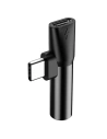 Buy Baseus Audio Adapter USB-C to Mini Jack 3.5mm + USB-C Black - BSU240BLK - {ean13} - Home Screen Store Europe