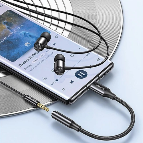 Kup 3.5m USAMS AU16 Adaptor USB-C / jack alb/alb (US-SJ599) - USA985 - {ean13} - Sklep Home Screen