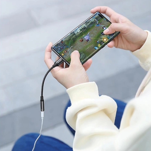 Kup Adaptér USAMS AU16 USB-C / jack 3.5m bílý/white (US-SJ599) - USA985 - {ean13} - Sklep Home Screen