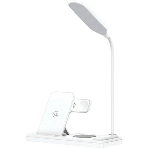 Ładowarka indukcyjna USAMS CD195WXC01 z lampą 4w1 15W biały/white
